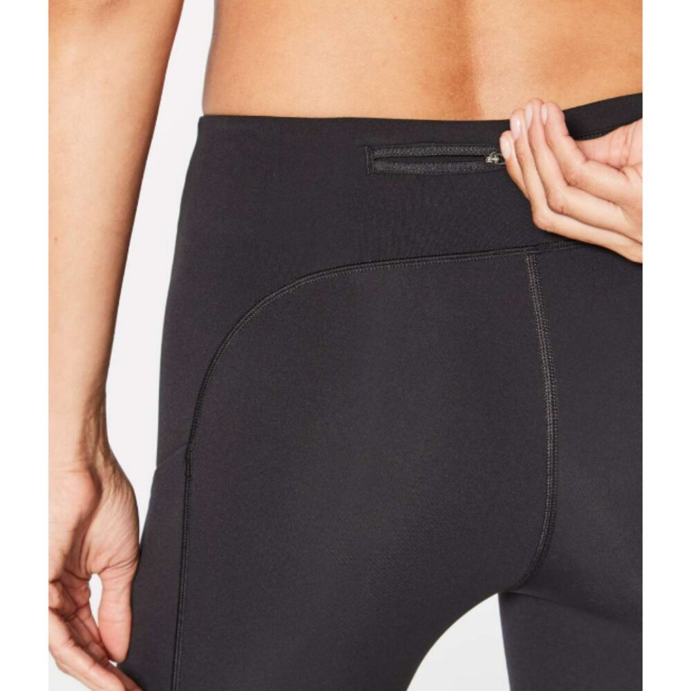 lululemon | Speed Up Crop (21") Sz 4 Black- shipping included - Picture 5 of 16